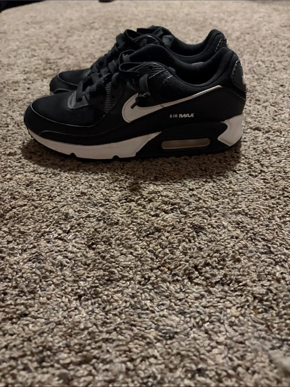 Nike Black and White Air Max Low-Top Sneakers